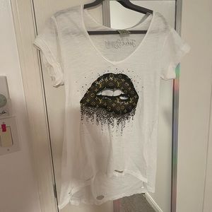 louis vuitton lips jaded gypsy t-shirt - M